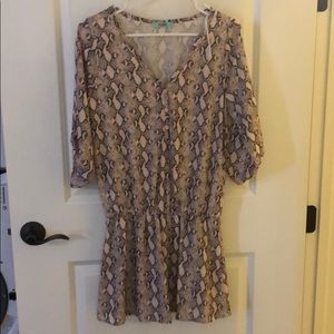 Karlie drop waist mini dress